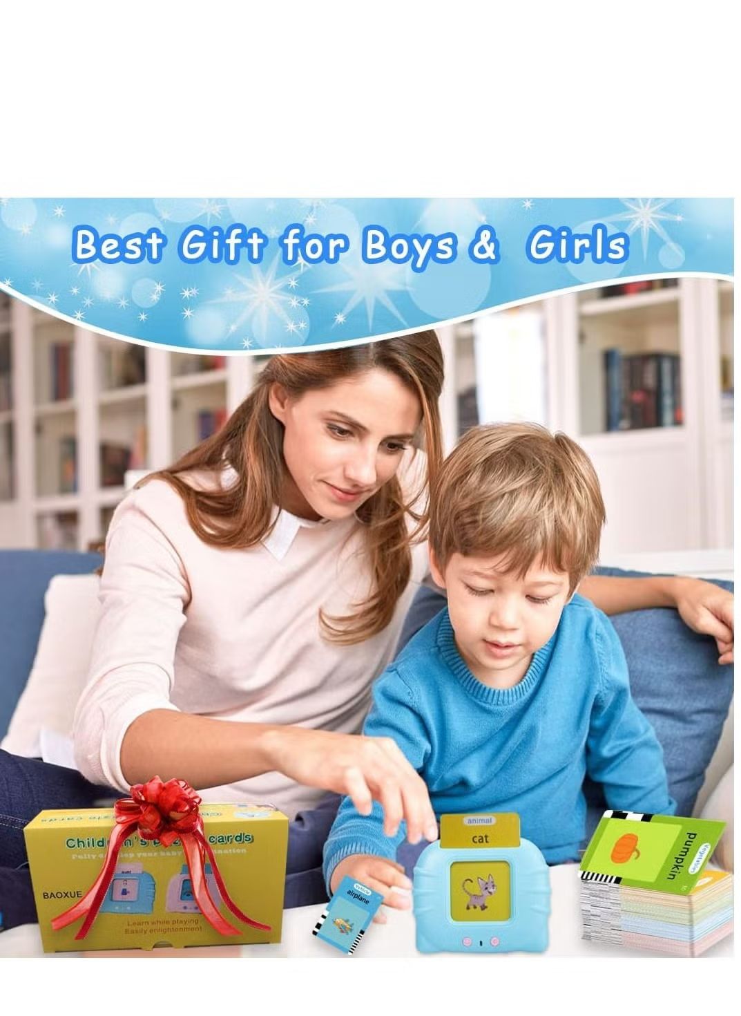 Toddler Talking Flash Cards – 112 Cards | 224 Words | Ages 1-4