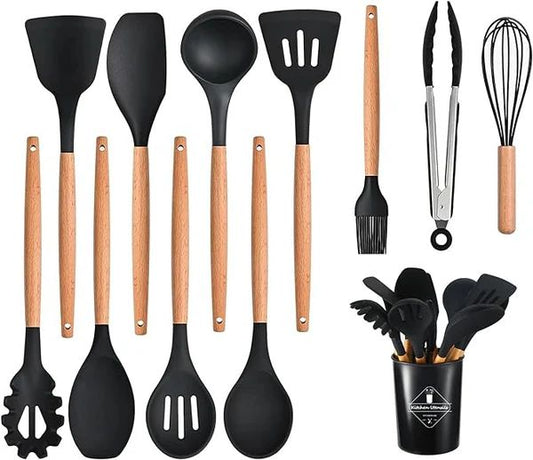 Silicone Kitchenware Set – Soft, Durable & Heat-Resistant Cooking Essentials