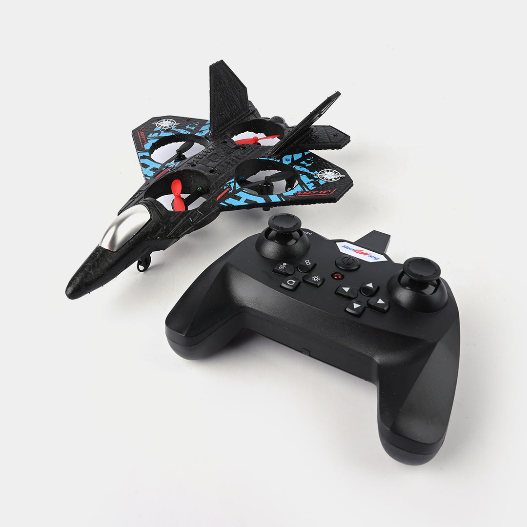 L0712 Remote Control Fighter Jet – 2.4GHz Quad-Prop RC Plane