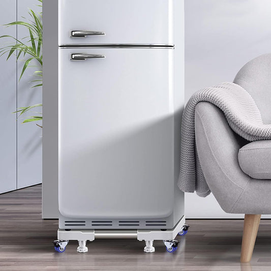 Fridge & Washer Adjustable Base Stand with Wheels